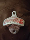 VINTAGE ANTIQUE COCA COLA WALL MOUNT BOTTLE OPENER STARR X & BROWN CO.
