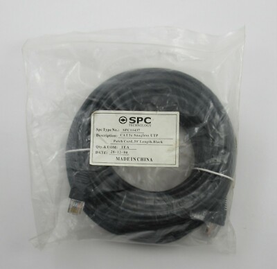 SPC Technology CAT 5e Snagless UTP PATCH CORD SPC11437  50 feet