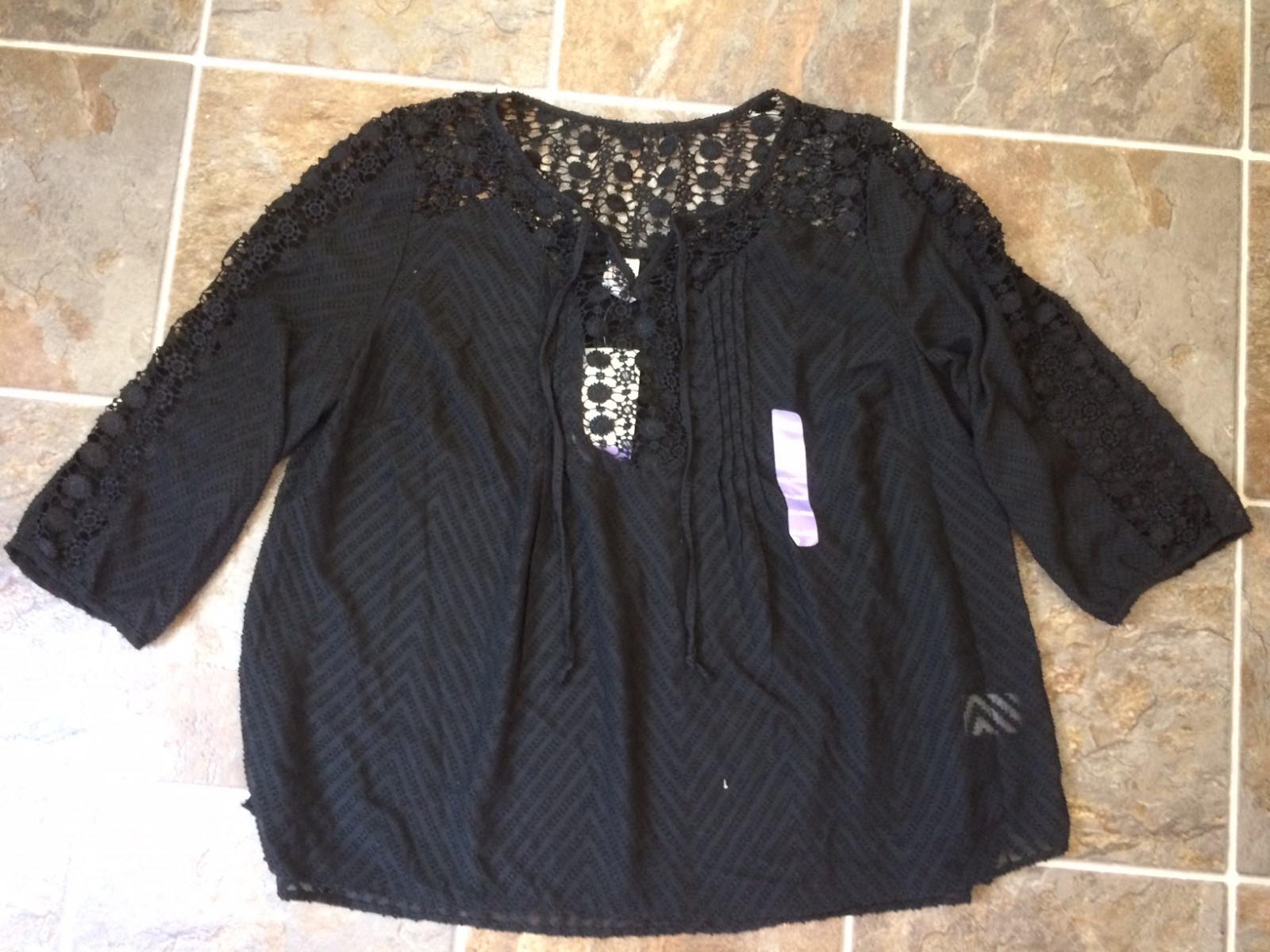 black peasant blouse
