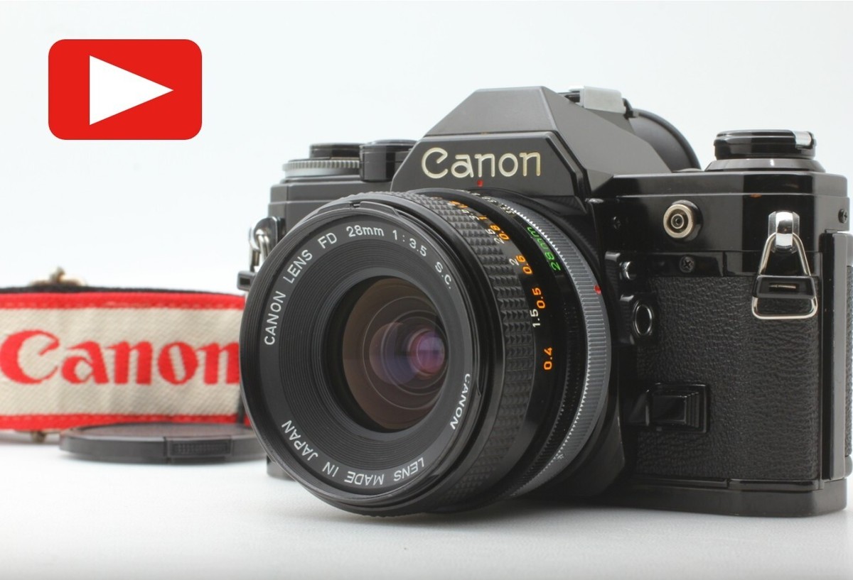 All OK [Near MINT] Canon AE-1 SLR Film Camera NEW FD 28mm f3