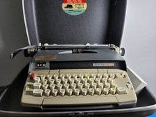Vintage Smith Corona Electra 120 Typewriter With Hard Case Tested And Working thumbnail
