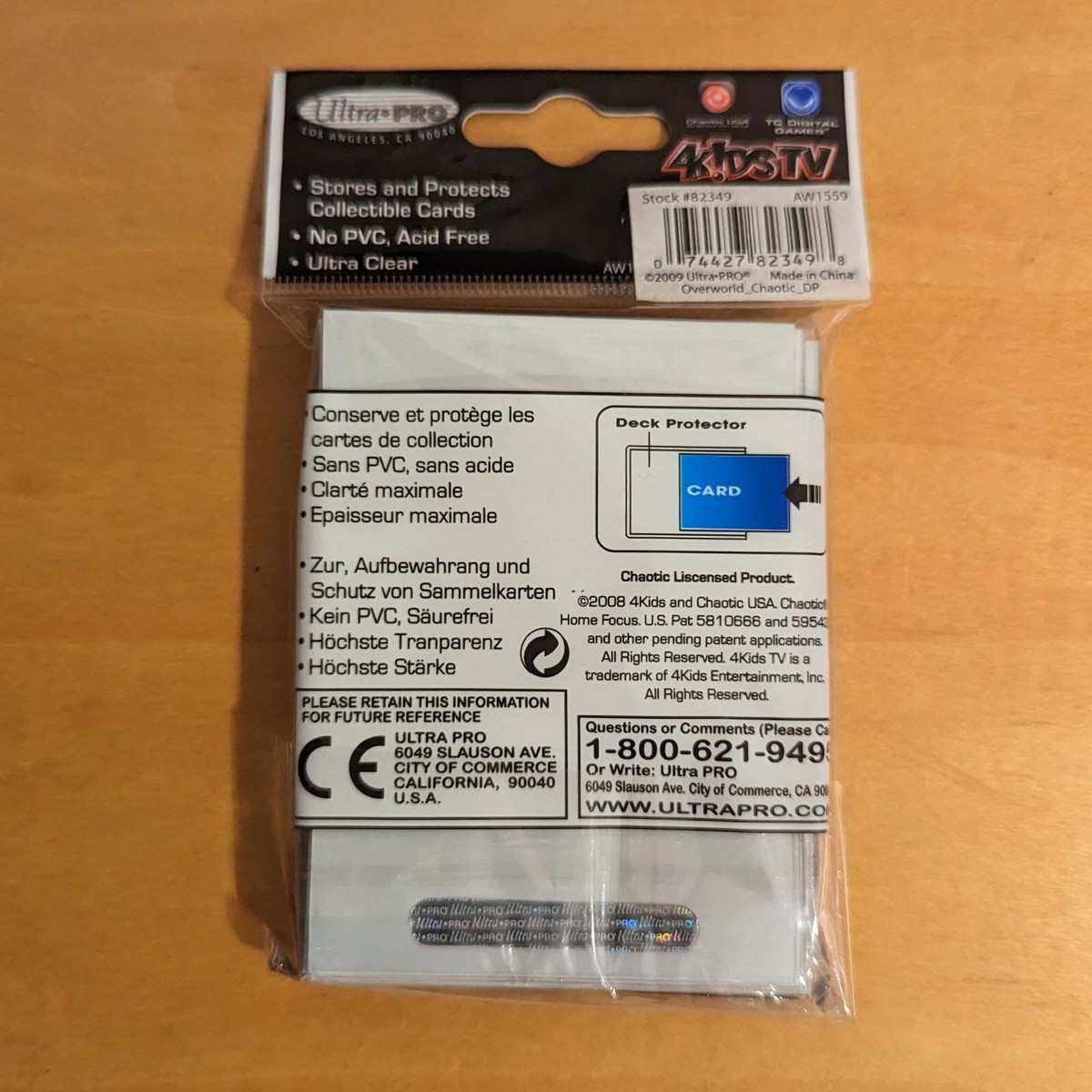Chaotic Overworld Ultra Pro Deck Protector Sleeves With Security