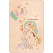 Frozen 2 62" x 90" Super Soft Micro Raschel Lightweight Cozy Throw Blanket