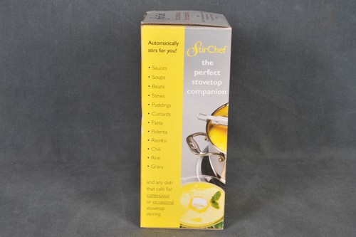 Stir Chef Hands-Free Saucepan Stirrer SC200R Cordless Fits 1.5-4.5 Quart Pans - Picture 9 of 12