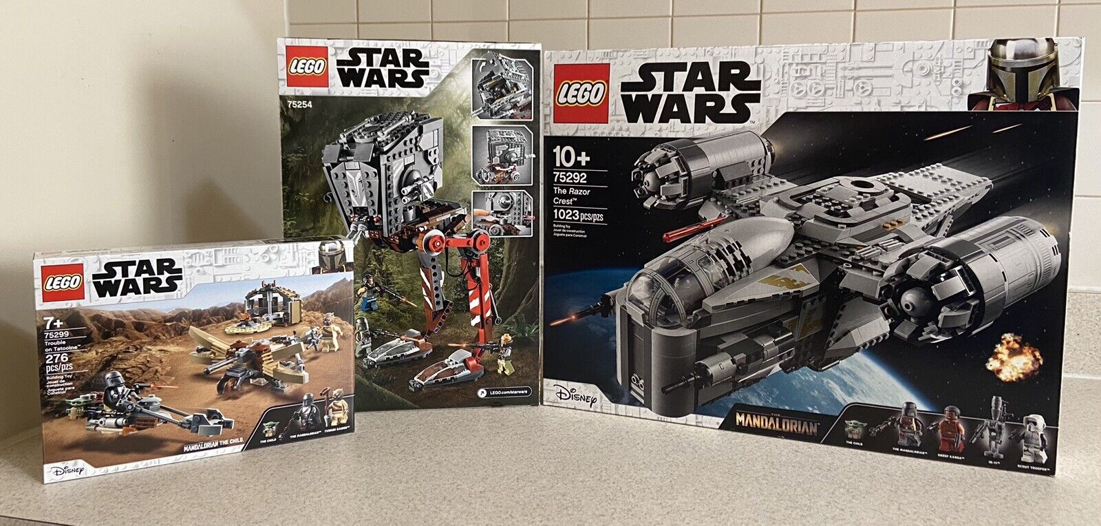 Lego 75254 75292 75299 sealed set Cara Dune Baby Yoda Rare