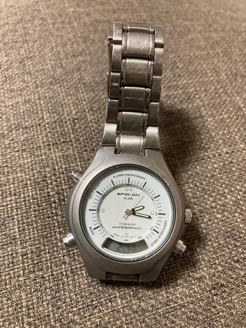 Alba epsilon 2025 titanium watch
