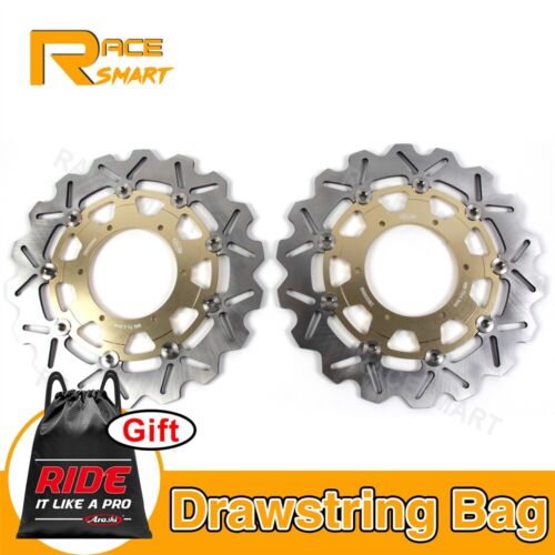Gold Front Brake Disc Rotors For BMW F800GS ABS 2009 - 2018 2010 2011 2012 2013