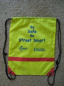 fluorescent rucksack