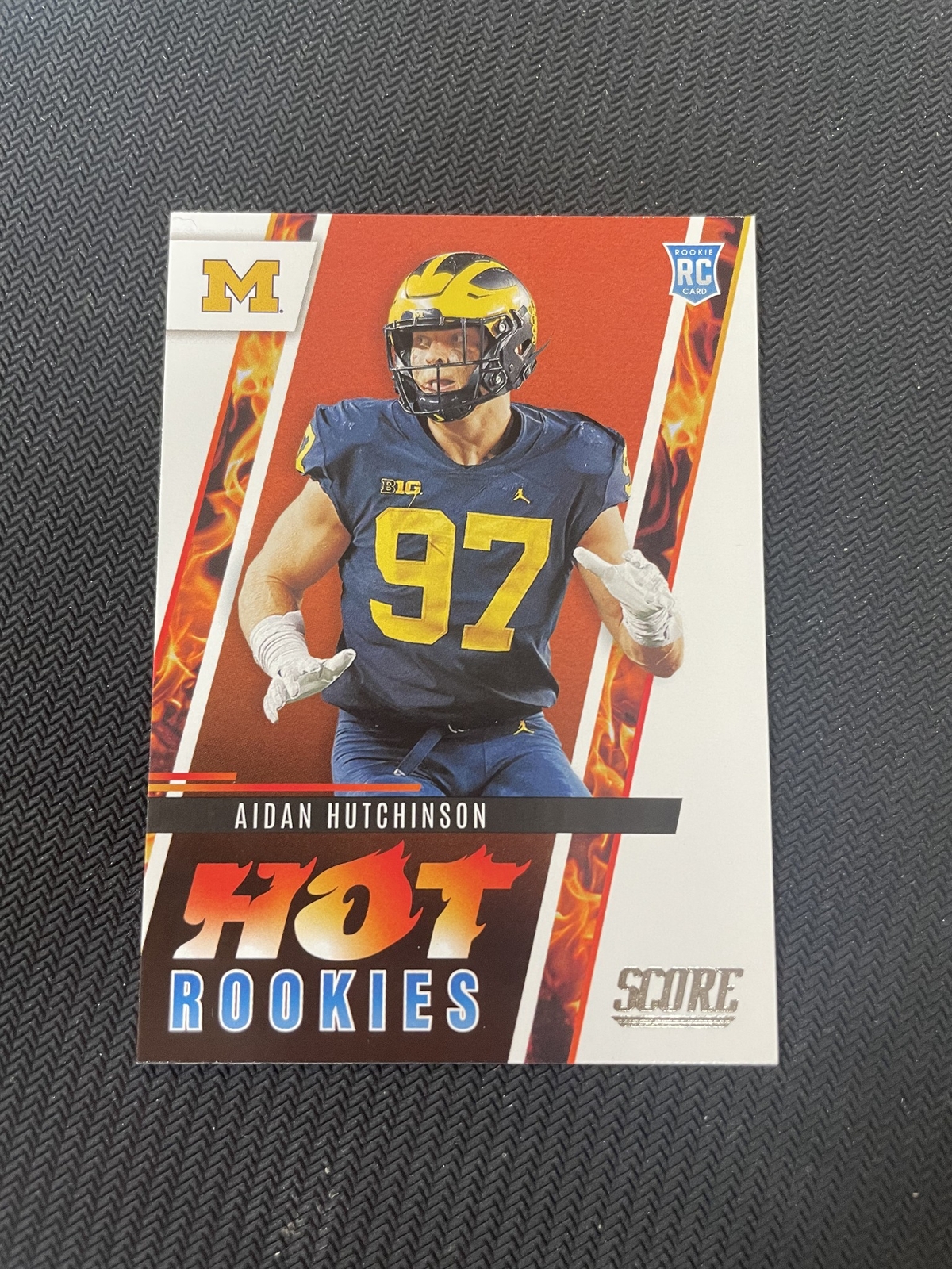 AY05) 2022 Score AIDAN HUTCHINSON RC Hot Rookies Michigan