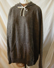 Ladies Fleece Black Heathered Hoodie By Jerzees, Size X-Large, Brand New