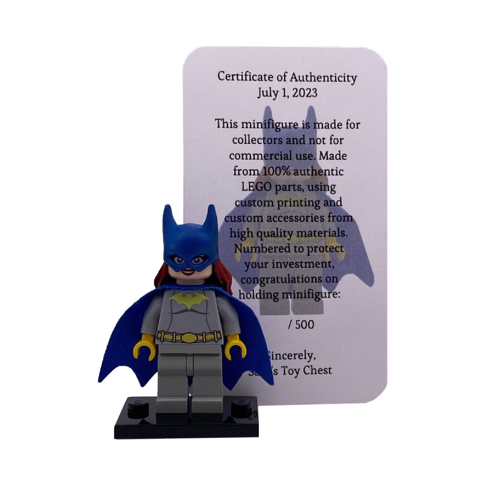 I made a better The Batman minifigure : r/lego