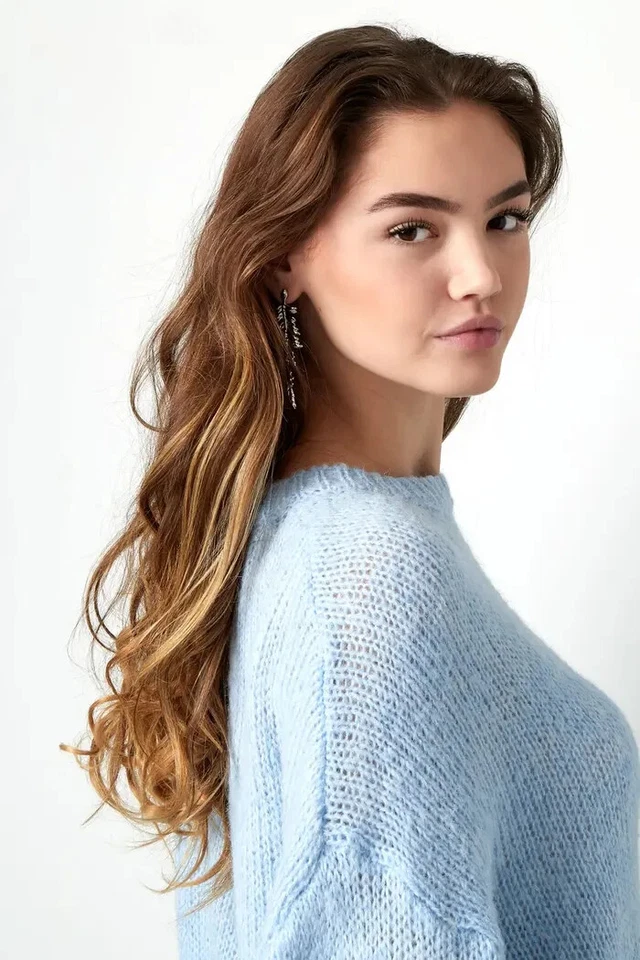 Haar Extensions Clip In Locken Haarverlängerung Kunsthaar Tressen lockig - Bild 3 von 4