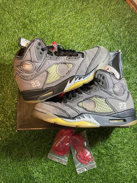 off white jordan 5 sale