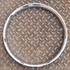 Morris Minor Million Chrome Wheel Embellisher 14" Rim Trim Made in England.