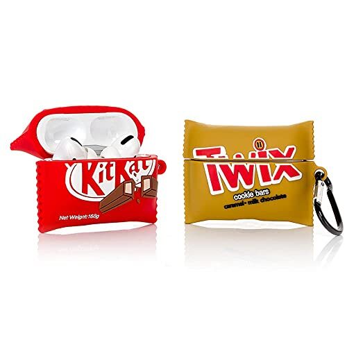 Derhom - Custodia Protettiva in Silicone per Airpods Apple Pro [Candy (Z3y)