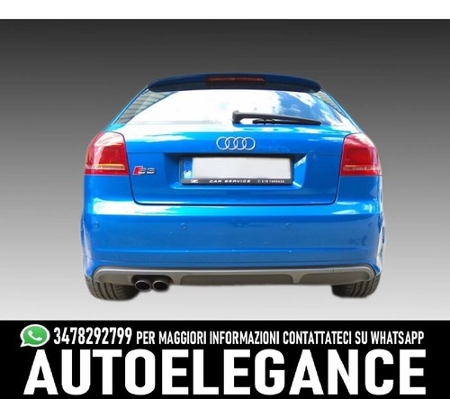 Spoiler Posteriore Per Audi A3 Sportback 8P (2004-2013) - Alettone Tetto In Materiale Premium - Stile Sportivo - Foto 2