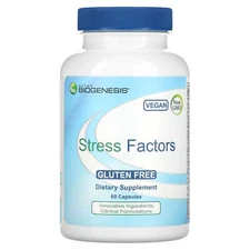 2 X Nutra BioGenesis, Stress Factors, 60 Capsules