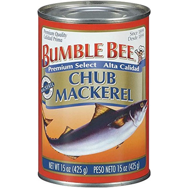 BUMBLE BEE Chub Mackerel, 15 Ounce Can (Pack of 12), Canned Mackerel, High Prote eBay