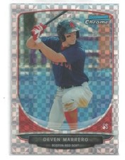 2013 BOWMAN CHROME PROSPECTS XFRACTOR RC #BCP120 DEVEN MARRERO RED SOX MINT L@@K
