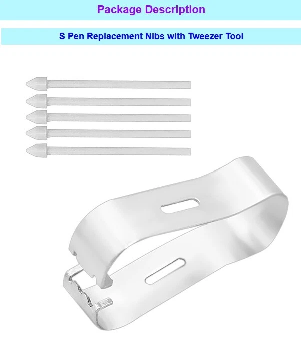 Nuevo lápiz óptico puntas S Pen plumillas repuesto F Samsung Galaxy Tab S7+ 12,4" SM-T970 Foto 2 de 3
