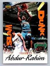 1997 Upper Deck Nestle Slam Dunk #SD11 Shareef Abdur-Rahim Vancouver Grizzlies