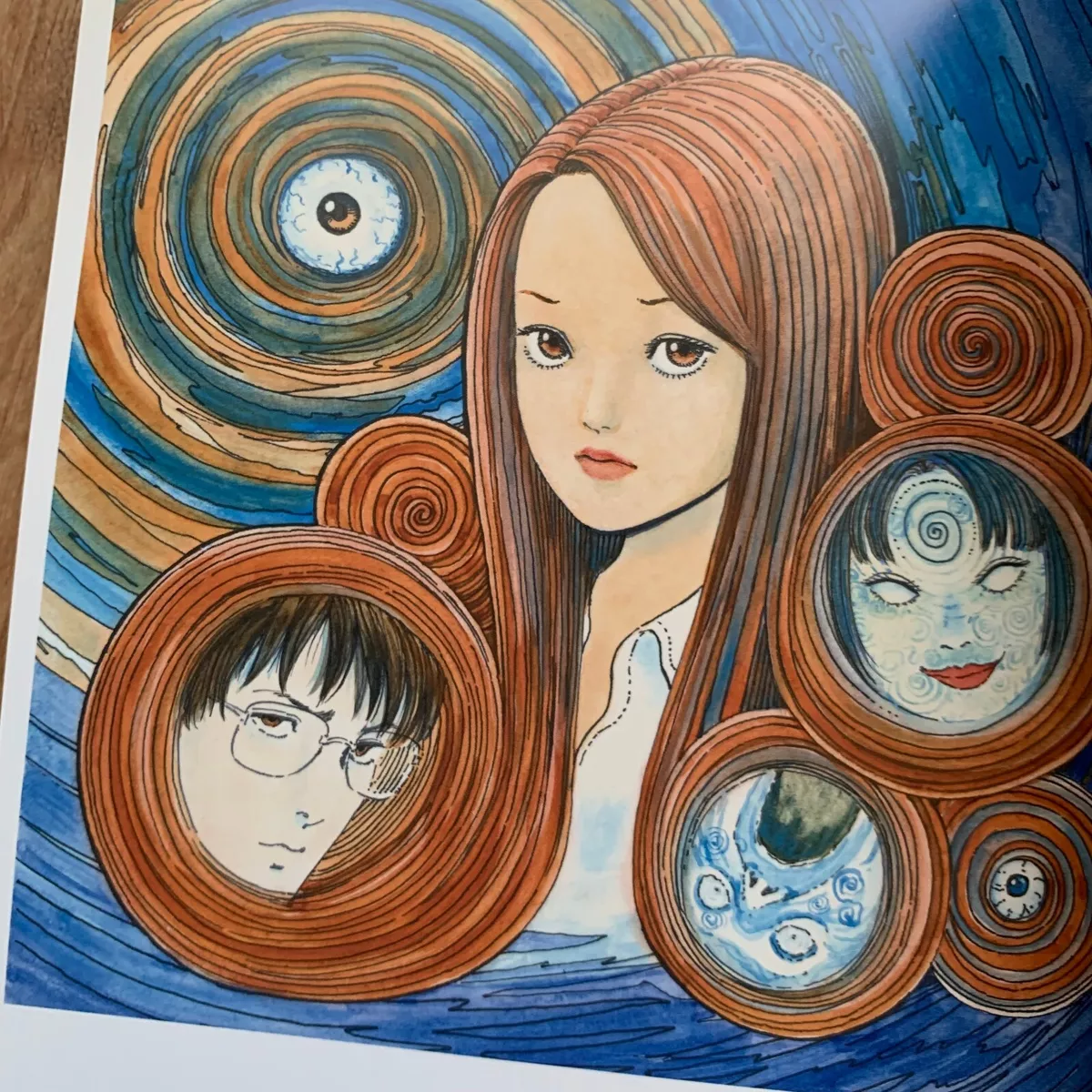 Study of Junji Ito Horror Manga Artist 30th Anniv Tomie Hanging Ballon Book  Art