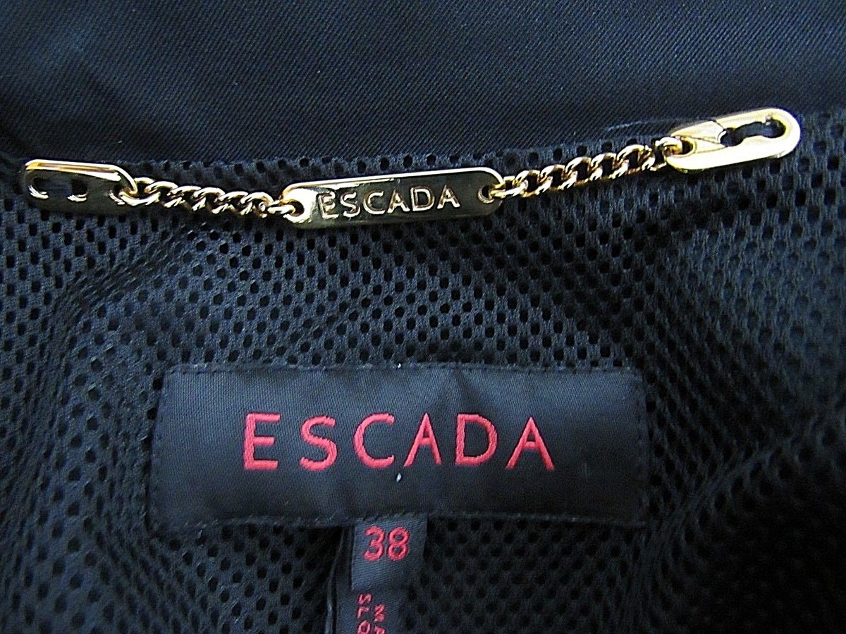 ESCADA レザー ジャケット 38号 ES ORCHESTRES - 美品 エスカーダ ESCADA SPORT ジャケット