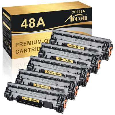 5PK CF248A 48A Toner Cartridge for HP LaserJet Pro MFP M28w M29a M29w Printer