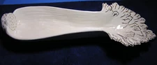 Vintage handmade Ceramic Relish Tray with A stalk of celery design