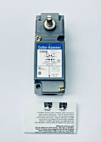 UNUSED CUTLER HAMMER E50DR19 LOW TEMP LIMIT SWITCH E50SB SWITCHBODY E50RB REC.