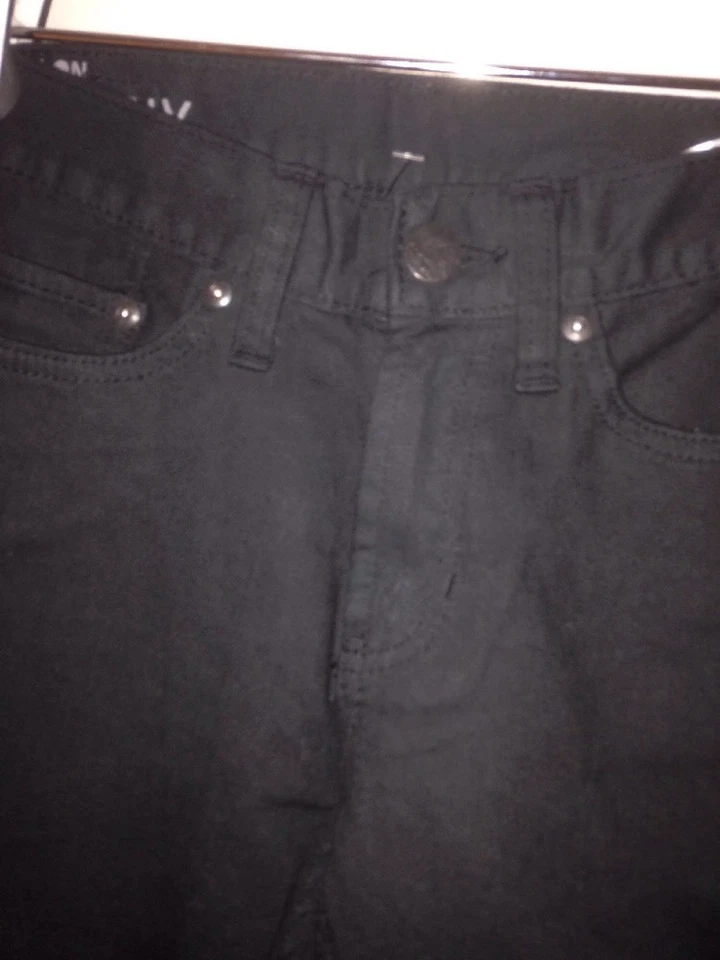 NUEVO CON ETIQUETAS HOMBRES/NIÑOS BULLHEAD BLACK JACK DILLON JEANS AJUSTADOS W26 L28 Foto 4 de 4