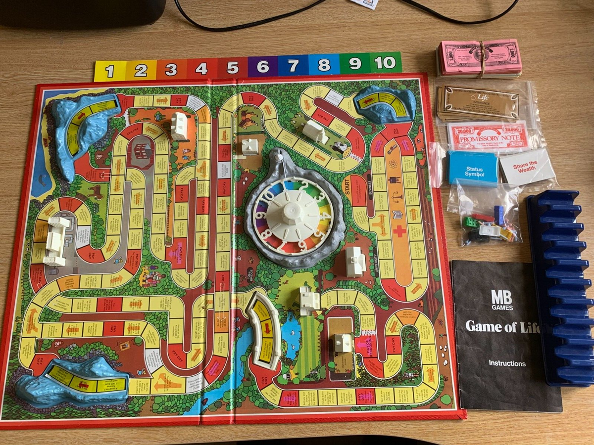 パンライフ　ゲームソフト Vintage 1978 GAME OF LIFE Board Game MB GAMES Complete Rare | eBay