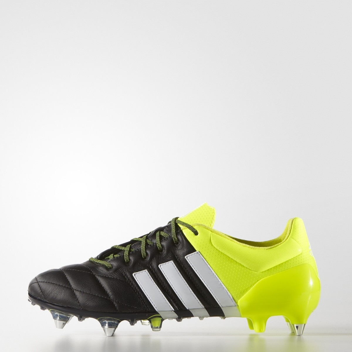 シューズ Ace 15.1 Leather SG adidas Ace 15.1 Leather SG Core Black/Silver Metallic/Solar