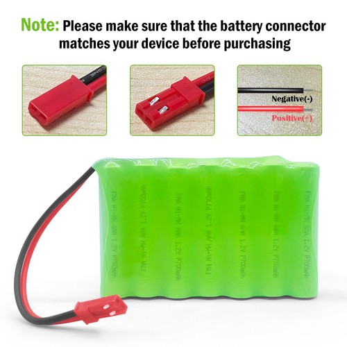 FMA 8.4V 700mAh Ni-MH Battery for Estes XB-39 Digital Camera Model RC Plane Toys - Picture 3 of 11