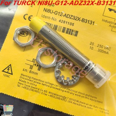 New 20-250VAC 10-300mA Proximity Switch Sensor For TURCK NI8U-G12-ADZ32X-B3131