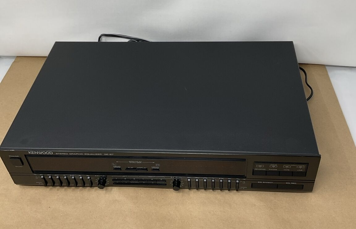Kenwood GE87 Stereo Graphic Equalizer Spectrum Analyzer Tested eBay