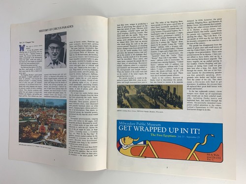 1988 Great Circus Parade Souvenir Program Wisconsin Wi CC - Picture 3 of 11