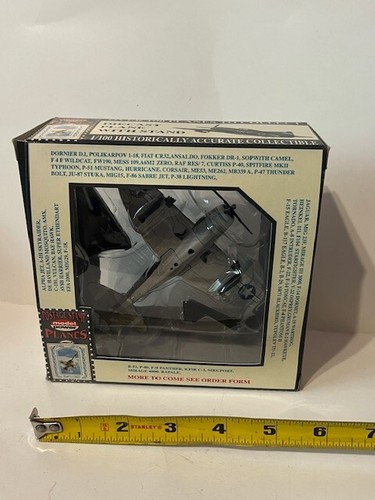 Diecast Metal Airplane Model Military vtg Plane Box Stamp Power P-47 Thunderbolt - Bild 4 von 5