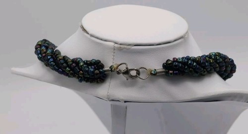 Grande Collana In Madreperla Naturale E Perline Iridescenti - PERFETTA - Foto 3 di 9