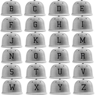 MSTRDS Letter Snapback Cap heather grey One Size Basecap Kappe Buchstaben Stick