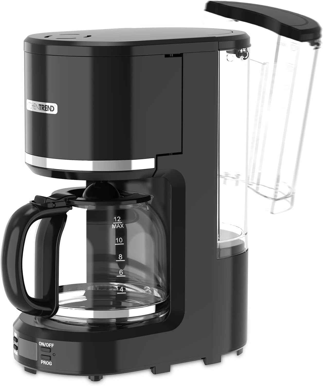 With Permanent Filter, Removable Water Reservoi