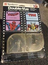 VIEWMASTER DOUBLE VUE Spiderman  Thor film movie cartridge MOC sealed NOS 1979