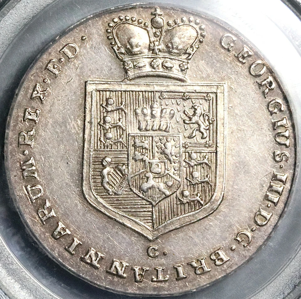 1801/0 PCGS AU 55 Brunswick Hannover 2/3 Thaler George III POP 1/0 (22043002C) - Image 3 of 4