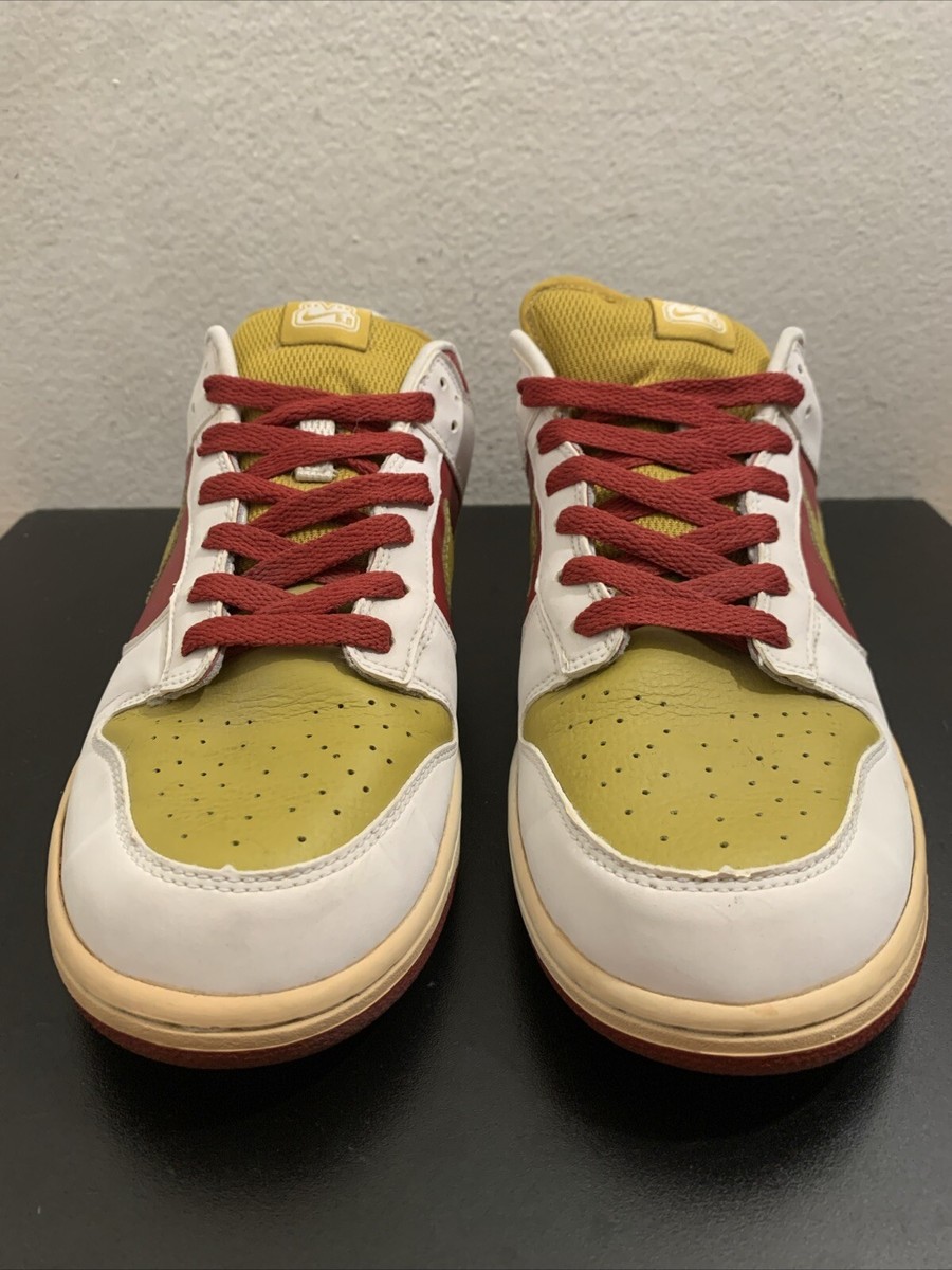 その他 fleet.dreams - baskets of gold NIKE DUNK LOW 6.0 TEAM GOLD RED 2006 314142-631 Men Sz 10 No