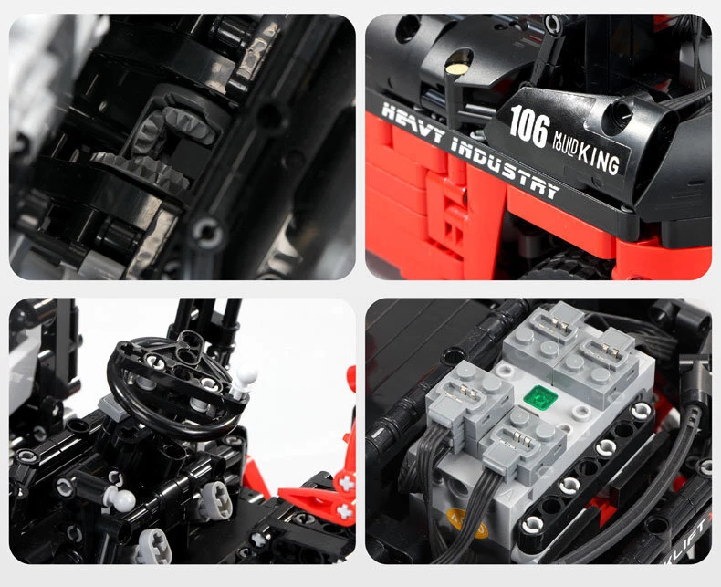 Mould King 13106 - ferngesteuerter Technik Bausteine Gabelstapler - Bild 2 von 4