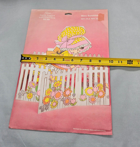 Vintage Gibson Party Papers Honeycomb Birthday Centerpiece Mary Sunshine Pink - Picture 7 of 11