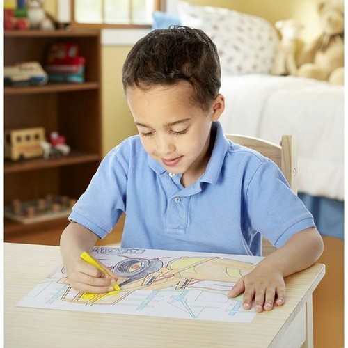Melissa & Doug Jumbo Colouring Pad - Blue - Picture 2 of 5
