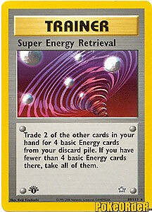 Neo Genesis Rare Trainer - Super Energy Retrieval Card 89/111 UNLIMITED EDITION
