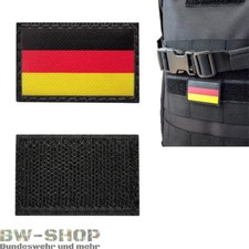 DEUTSCHLANDFLAGGE KLETT PATCH BUNDESWEHR HOHEITSABZEICHEN BW ABZEICHEN FLAGGE