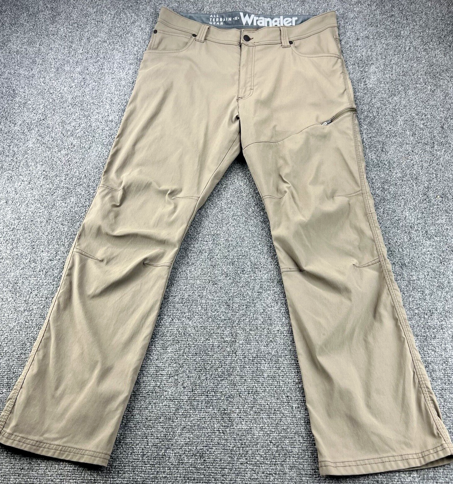 Wrangler ATG Pants Men's 36x30 All Terrain Gear Double Knee Work Hiking